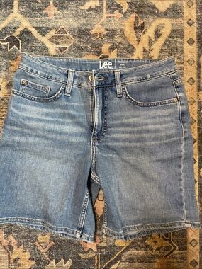 Lee Medium Blue Denim Shorts
